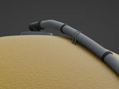 ICPS - Rocket Second Stage 3D model