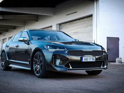 Kia Stinger 2021 3D model