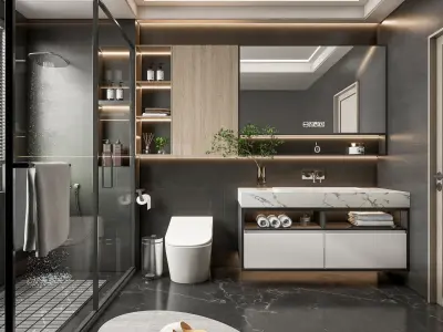 Bathroom 46 3D model
