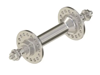 Bicycle Hub Axle 3D print model