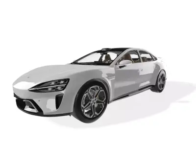 Xiaomi SU7 max 2024 3D model