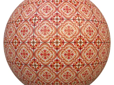 tile patterned 134-seamless-4k-pbr  Texture