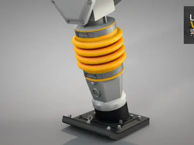 Construction - Tamping Rammer 3D model
