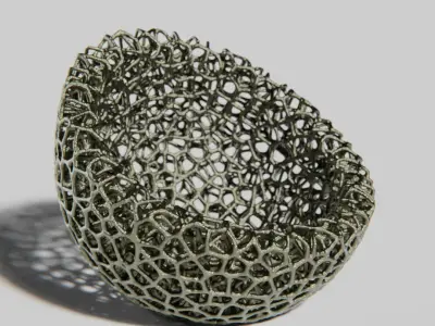 Voronoi Storage Bowl 3D print model