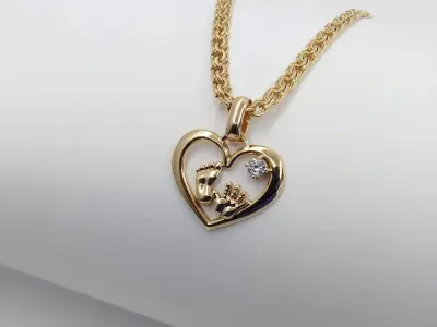 heart pendant 3D model