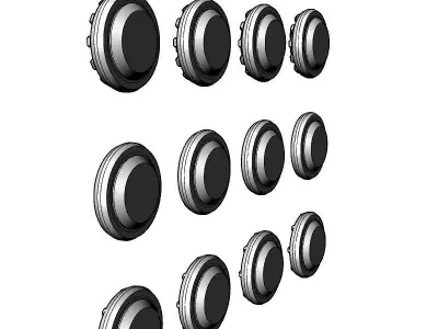 Suturus Pattern Weapon Covers And 3D Icons Free 3D print model