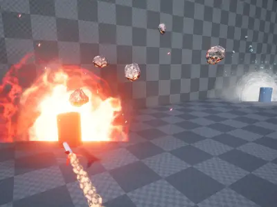 Explosion Pack 1 - Nature Elements - Unreal Engine 4 Low-poly 3D model