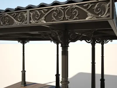 Classic Pergola 3D model