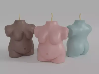 Woman sculpt 3D print model