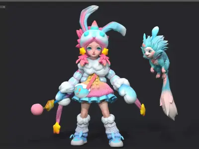 Ice Princess 3D model