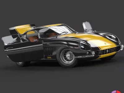 1967 Ferrari 275 GTB - PREMIUM 3D model