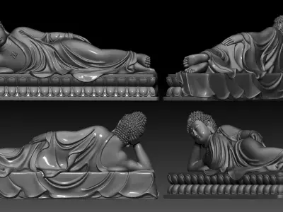Buddha s Nirvana  3D print model