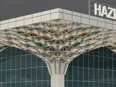 Hazrat Shahjalal Airport Tarminal 3 3D model