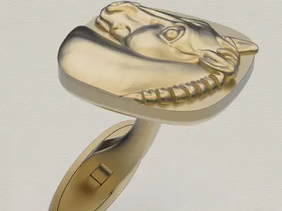 CuffLinks Horse 3D print model