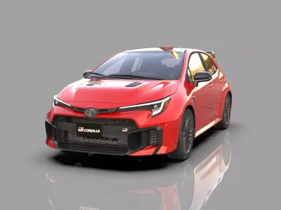 Toyota GR Corolla 2024 HQ interior 3D model