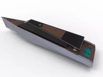 wally yacht monaco luxury yacht 3D model