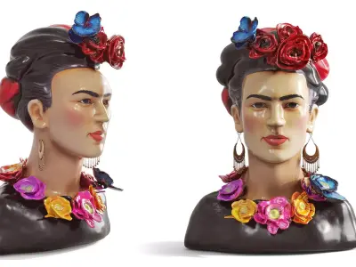 Frida Kahlo 3D model