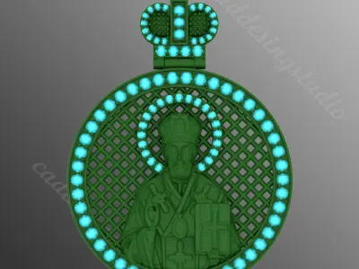 Pendant od 37 3D print model