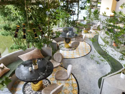 Coffee Shop 3D model