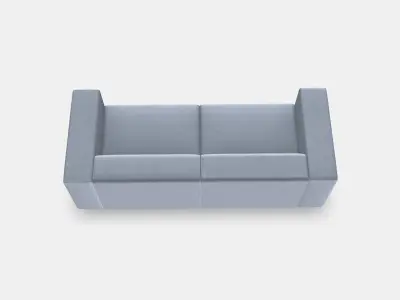 JATTEBO 3-seat modular sofa 2 Low-poly 3D model