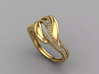 Women Ring 3DM Womens Ring 3d models 3D print model 3D print model 33