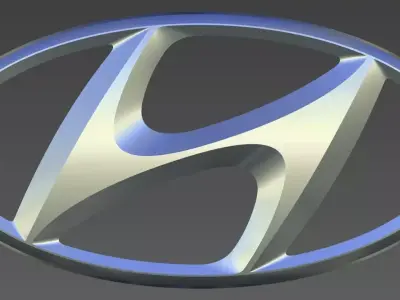 Hyundai Logo create in Alias AutoStudio 3D model