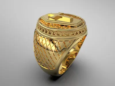 coffin ring 3D print model