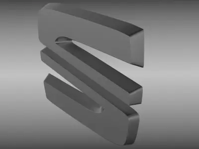 Seat logo 3D model