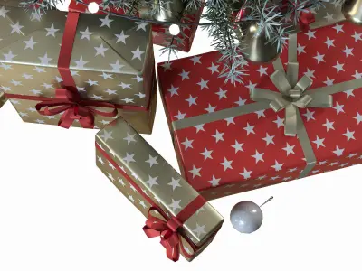  Christmas tree 3D model 3D model