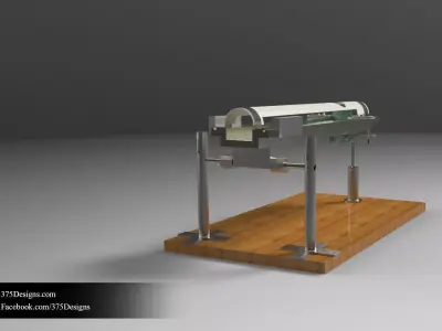 Manual Tennis Ball Server Free 3D model