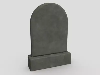 CC0 - Tombstone Free low-poly 3D model