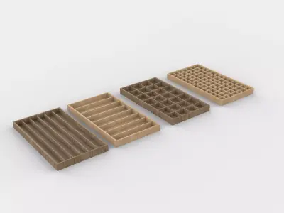 Jewelry Display Tray 3D model