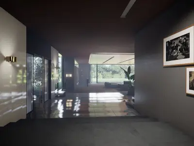 Korea Parasite Movie House Place 3D model