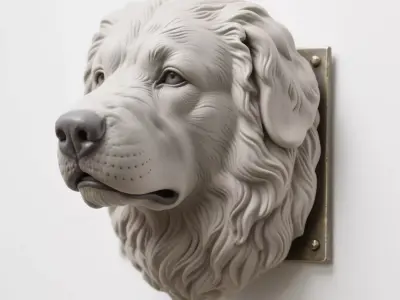Great Pyrenees 3D print model