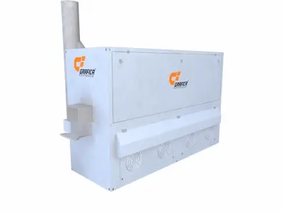 Compressor Low-poly 3D model