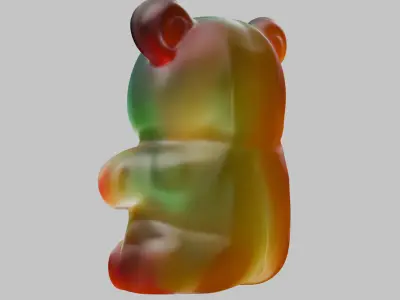 gummy bear Low-poly 3D model