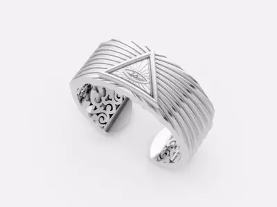 Mason Masonic Ring 3D print model