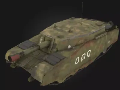 War Machine 456  Heavy Mech Unit Model for Sci-Fi 3D model
