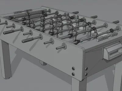 Football table 3D model