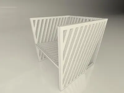 wood chair  Free 3D model