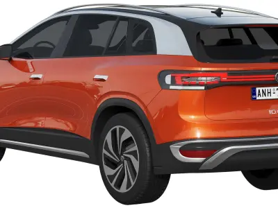 Volkswagen ID6 CROZZ 2022 3D model