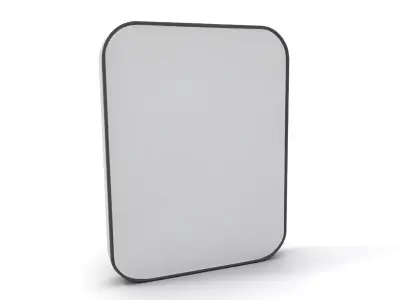 Sleek Wall Mirror model pack Low-poly 3D model