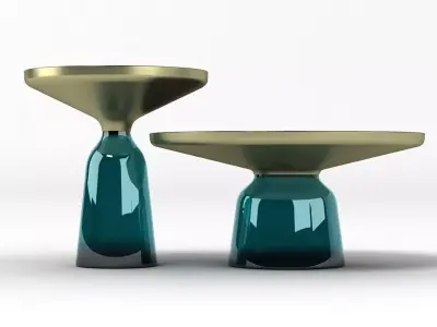 Bell Table Set 3D model