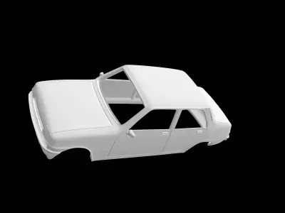 Renault 7 car 3D print model