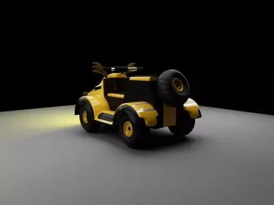 Kart 3D model 3D model