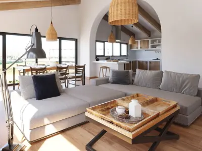Rustic interior model 3D model