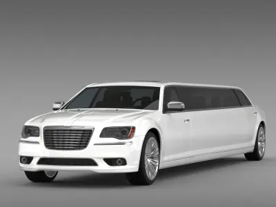 Chrysler 300C 2013 Limousine 3D model