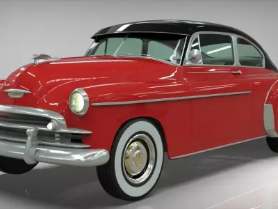 Chevrolet Fleetline Coupe 1949 3D model