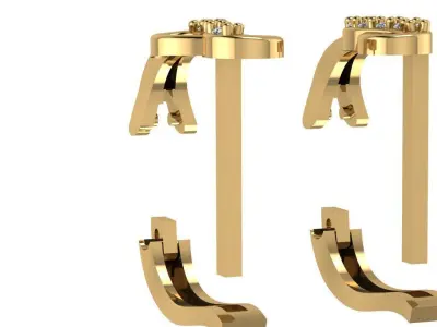 Earrings - Children 3D print model purchase