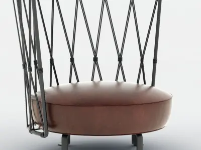 Baxter PEDRO ARMCHAIR 3D model